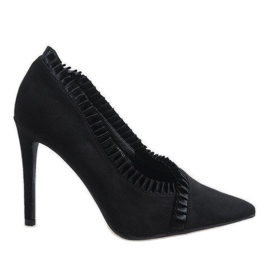 Escarpins noirs classiques C72P le noir
