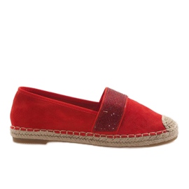 Espadrilles rouges 6548