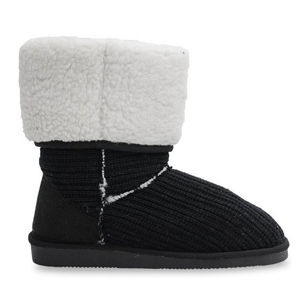 Bottes Eskimo chaudes 7715 Noir le noir