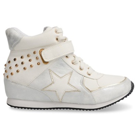 Baskets De Sport Sur Compensée 308 Blanc blanche