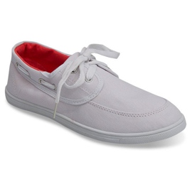 Mocassins en Tissu Baskets VB14 Blanc blanche