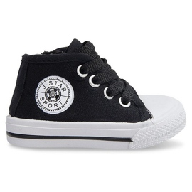 Baskets Hautes Enfant Y1309 Noir le noir