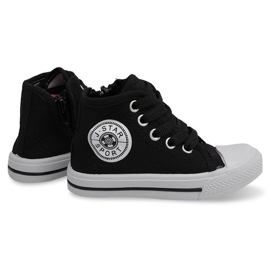 Baskets montantes pour enfants Y1312 Noir