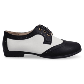 Chaussures de Jazz Classiques 4D85G Noir blanc