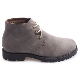 Chaussures Hautes à Lacets 81909 Taupe gris