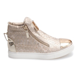 Baskets montantes Q55 Or d'or