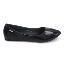 Ballerines laquées 11037 Noir le noir
