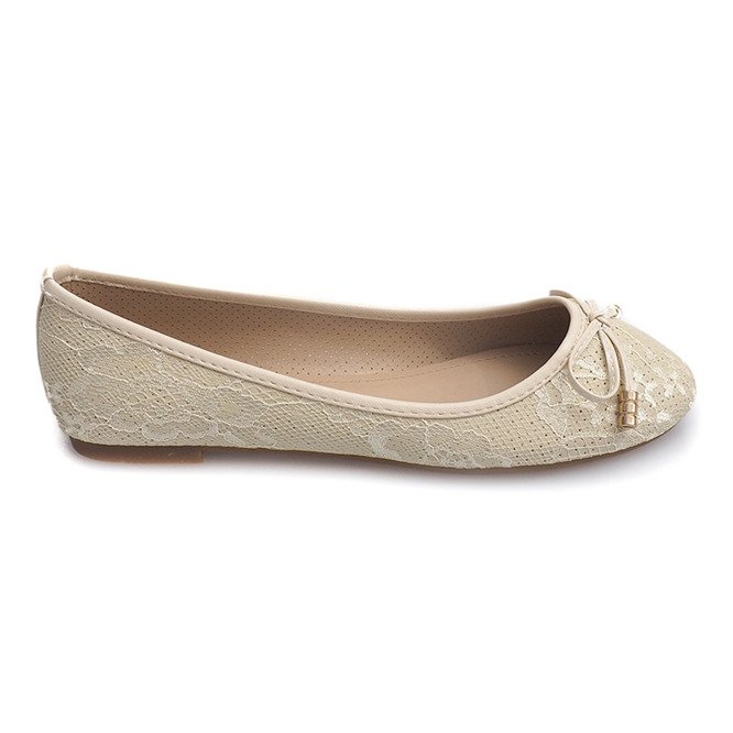 Ballerines Dentelle 02059 Beige Ballerines Dentelle 02059 Beige