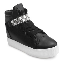 Baskets Compensées Hautes 51113 Noir le noir