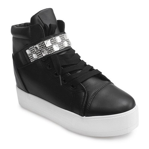 Baskets Compensées Hautes 51113 Noir le noir