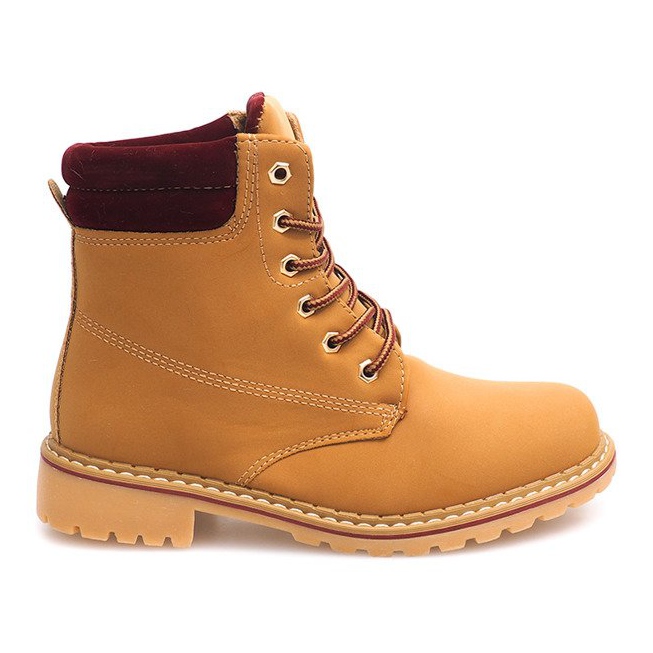 Automne Timber Trappers 1-16 JAUNE / ROUGE brun