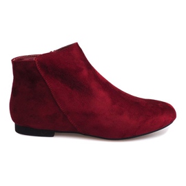 Bottines Daim Bottines Chelsea 7-106 Rouge