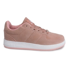 Baskets Daim B780 Rose multicolore