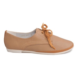 Chaussures Jazz Ajourées CS002 Camel brun