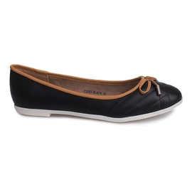 Ballerines Avec Noeud CS003 Noir le noir
