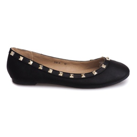 Ballerines Classiques Avec Clous B8-3 Noir