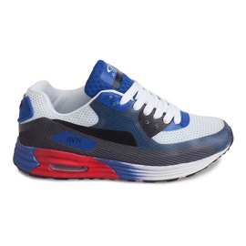 Baskets de sport B49-4 Blanc blanche le noir multicolore
