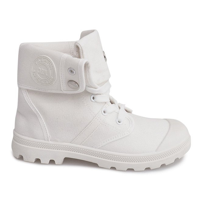 Timberki Bottes Trapery R-31 Blanc blanche