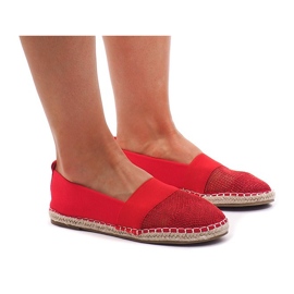 Baskets Espadrilles Ajourées 188-38 Rouge