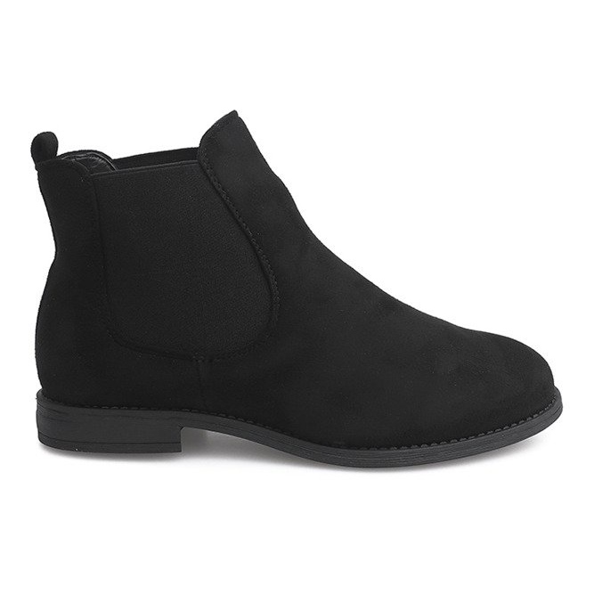 Bottines Daim Bottines Jodhpur B2814-KB Noir le noir