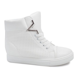 Baskets Compensées 29332-2 Blanc blanche