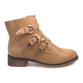 Bottes BL8539 Beige noir