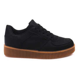 Bottes Creepers Sur Plateforme B3136B-SP Noir le noir