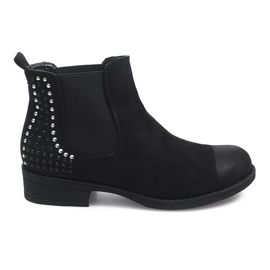 Décoré avec des bottes JAX3251-6 Noir le noir