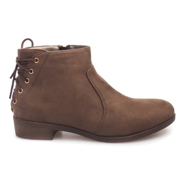 Bottines à lacets classiques Y606 kaki vert