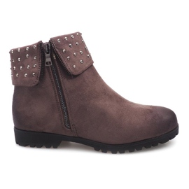 Bottes en Daim 6100-PA Gris