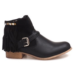 Décoré avec des bottes 341-PA Noir