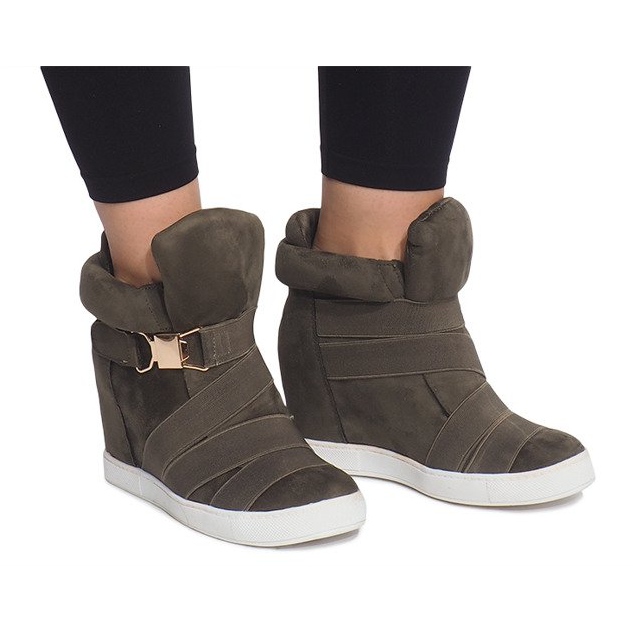 Baskets Compensées 6671-Y Vert