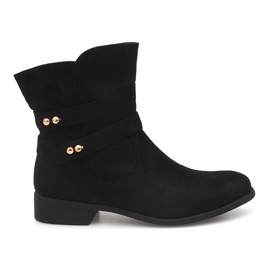 Bottines Daim Jodhpur boots SG803 Noir