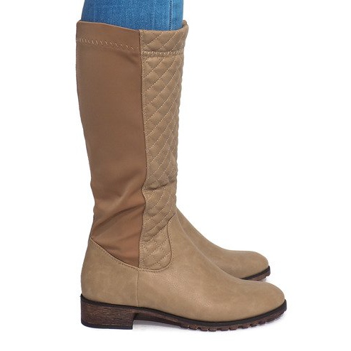 Bottes Hautes Chaudes BL2838 Kaki vert