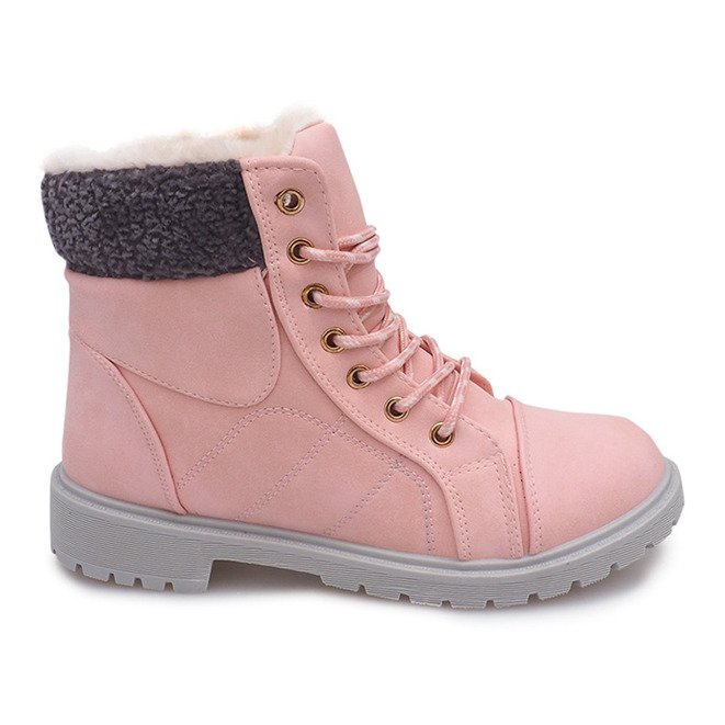 Bottes en bois chaudes DD498-6 Rose