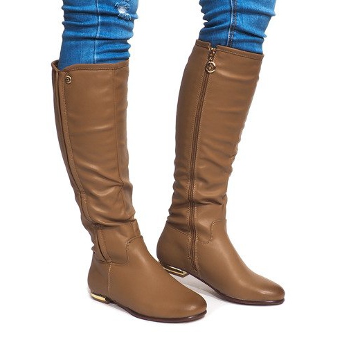 Bottes Hautes Chaudes TL12865-18 Kaki multicolore vert