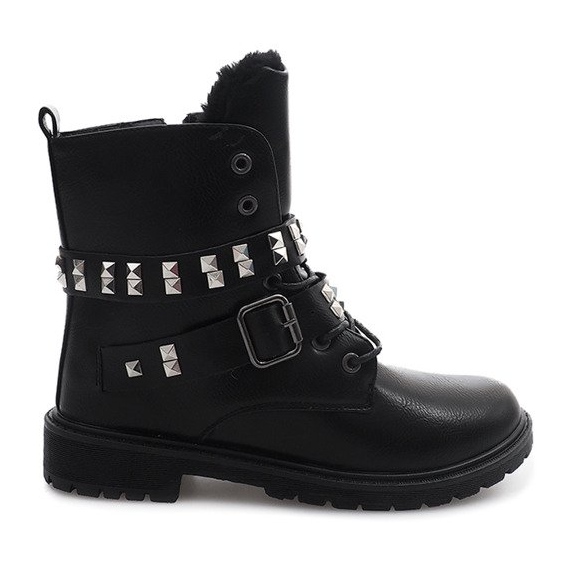 Bottes extravagantes chaudes TL0133-1 Noir le noir