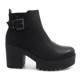 Bottes Chaudes Sur Un Poteau J2009 Noir