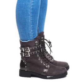 Bottines Daim A-52 Gris