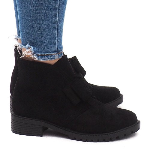 Bottes en Daim AT-0625 Noir le noir