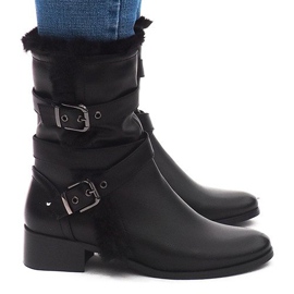 Bottes Chaudes Avec Boucle 3140 Noir
