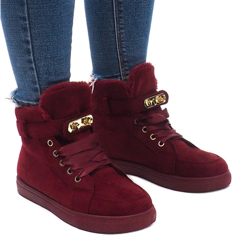 Baskets Chaudes BOK-1122 Rouge