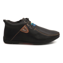 Bottes Chaudes Hautes Attachées WF622-3 Noir