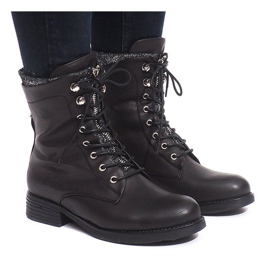Bottes chaudes 226-PA Noir le noir