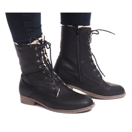 Bottes chaudes W159 Noir le noir