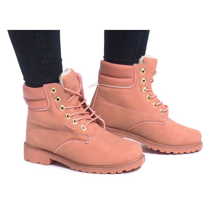 Bottes en bois chaudes KS-17 Rose Bottes en bois chaudes KS-17 Rose