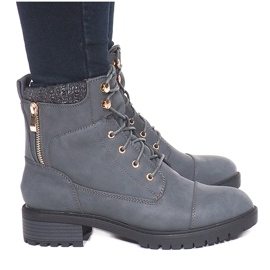 Bottes chaudes B9817-KB Gris