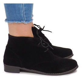 Bottines à lacets A-27 Noir le noir
