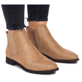 Bottines Daim Jodhpur 1510 Beige