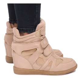 Baskets Compensées BZ8386 Kaki multicolore vert